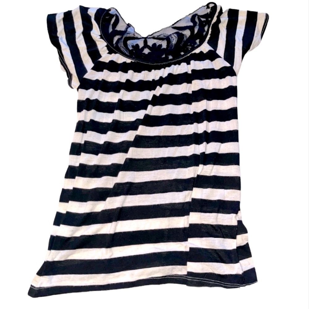 Striped maternity top
